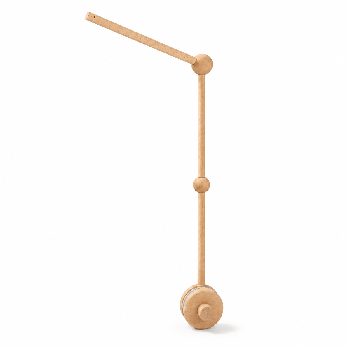 Adjustable Wooden Crib Mobile Holder for Baby Montessori Nursery