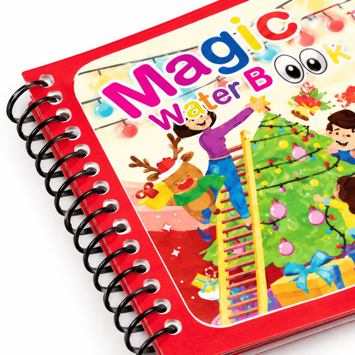 Christmas Magic Water Painting Book for Kids – Mess-Free Activity