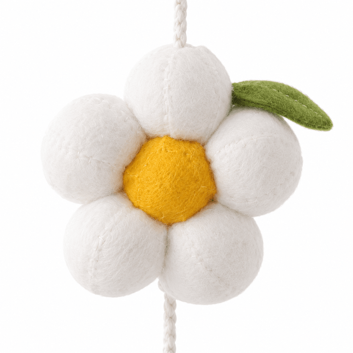 Handmade Bee Flower Felt Crib Mobile for Babies Nursery Decor