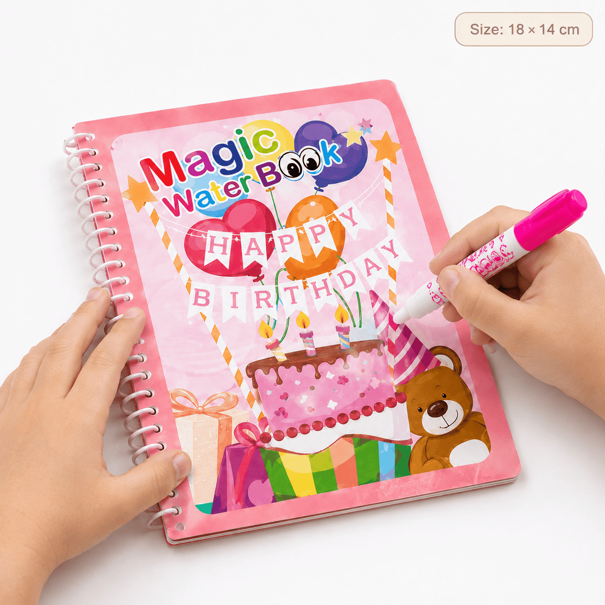 Magic Water Coloring Book Birthday for Kids | Mess-Free Activity