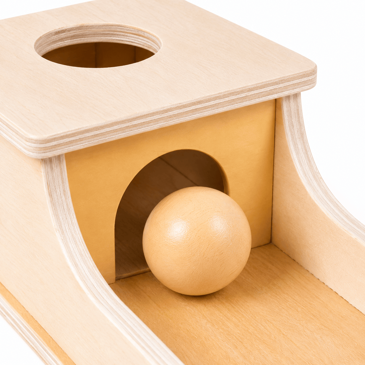 Montessori Ball Drop Toy with Ramp for Toddlers – Fine Motor Skills