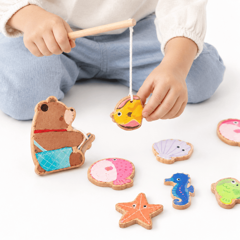 Montessori Ocean Lacing Toy with Sea Animals for Toddlers