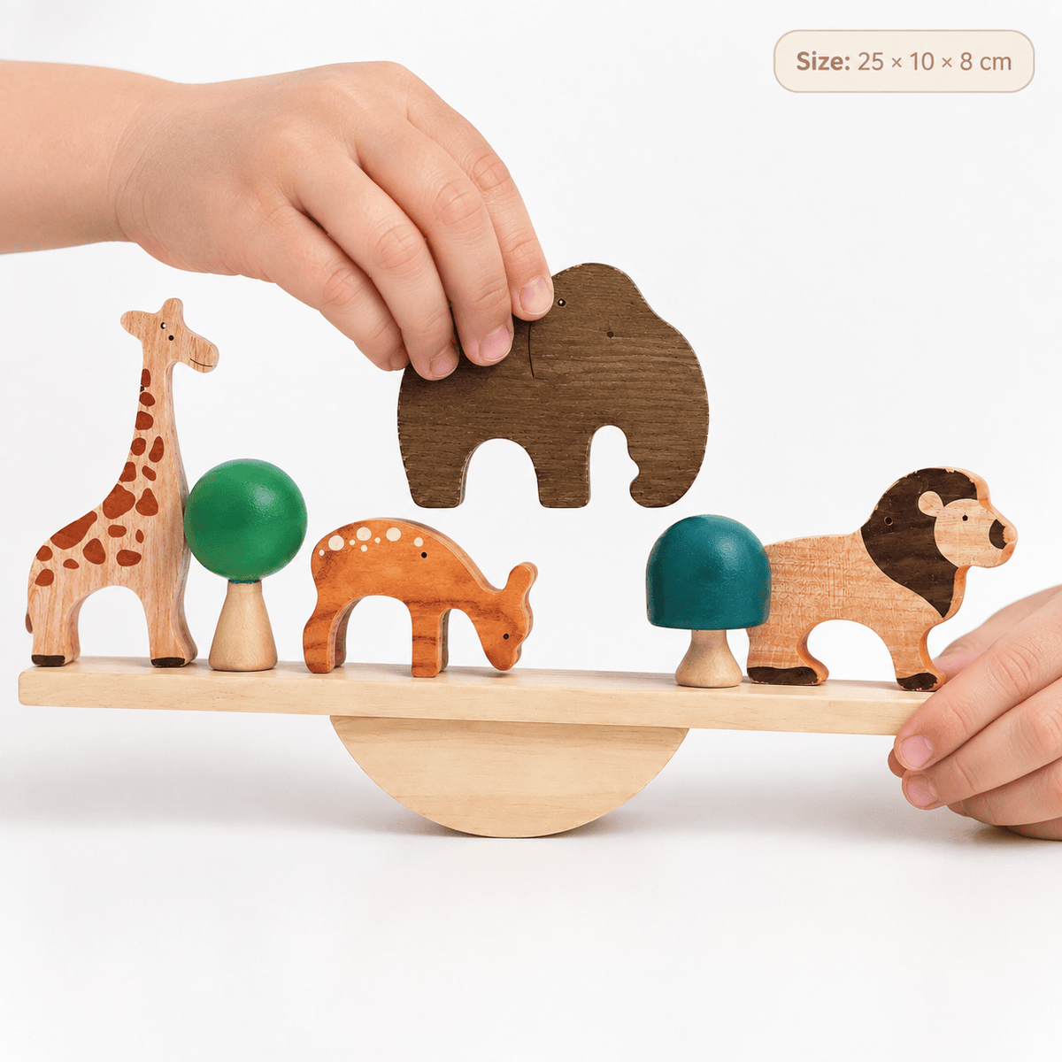 Montessori Wooden Animal Balancing Toy for Kids | Balance Game