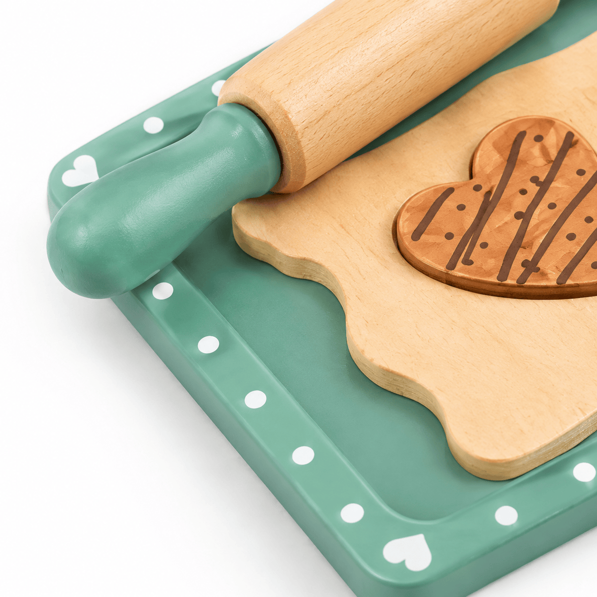 Montessori Wooden Baking Play Set for Kids - Kitchen Role Play Toy