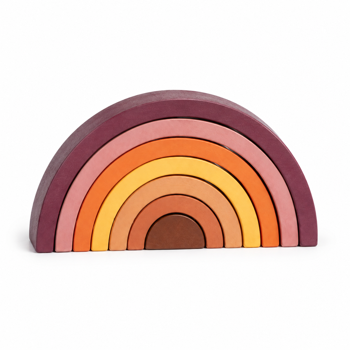 Montessori Wooden Rainbow Stacker – Stacking Toy for Toddlers