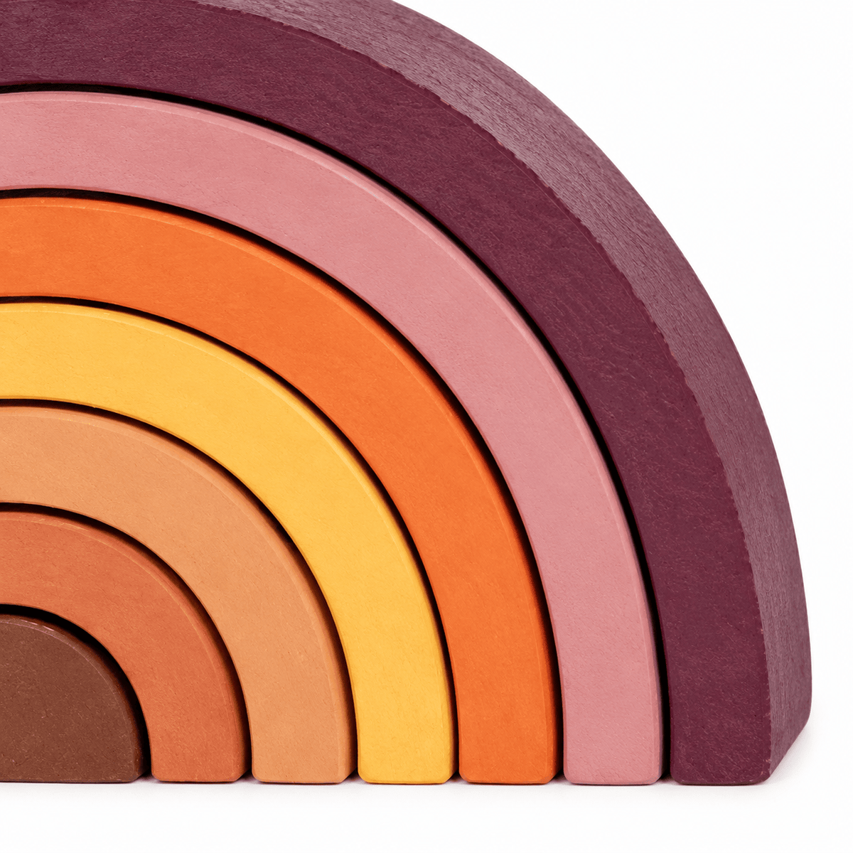 Montessori Wooden Rainbow Stacker – Stacking Toy for Toddlers