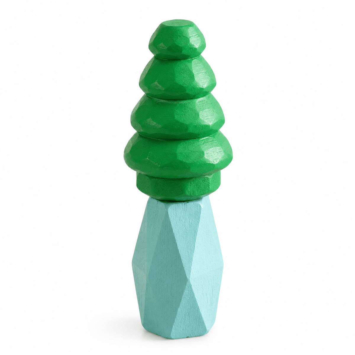 Montessori Wooden Stacking Stones Balancing Blocks for Toddlers