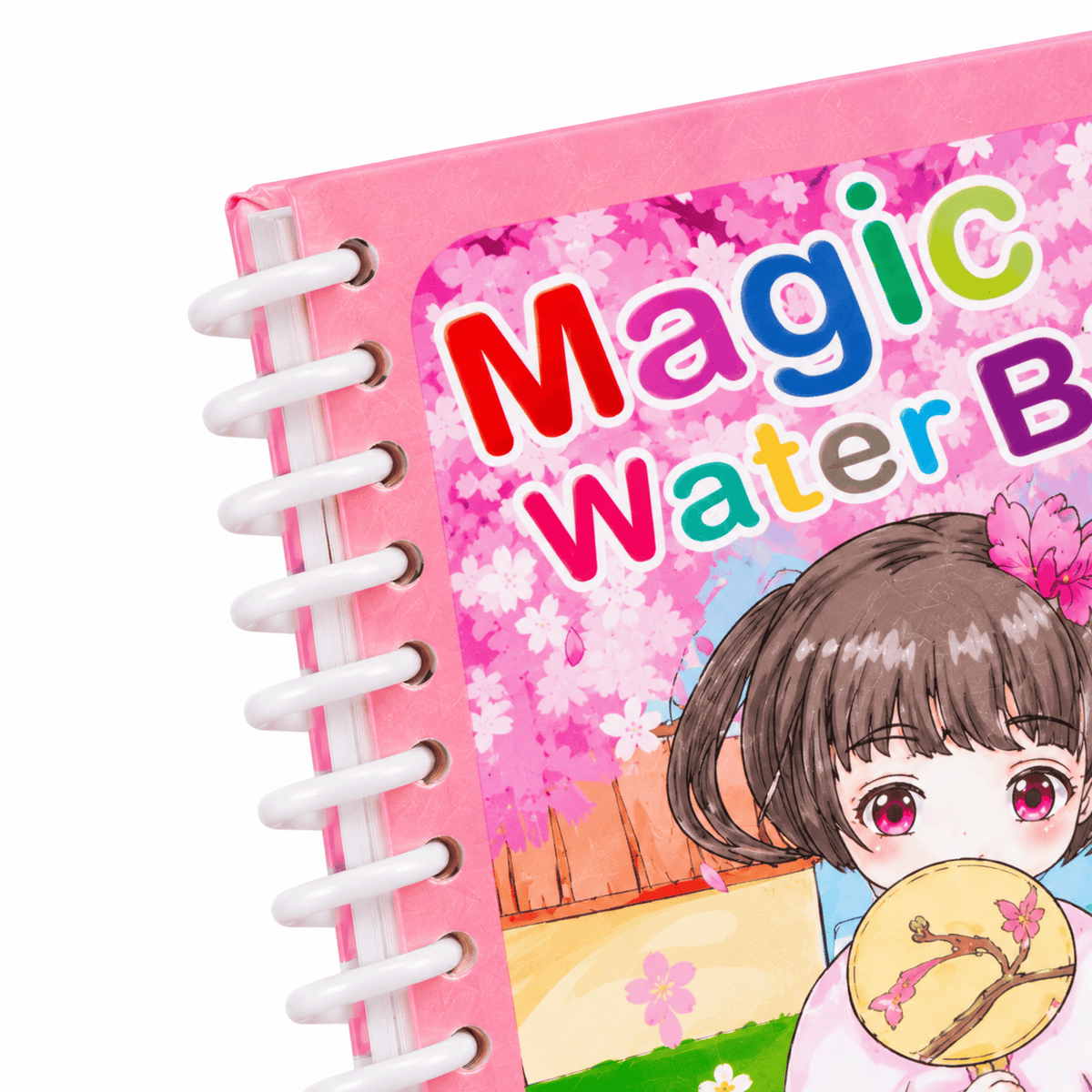 Reusable Water Coloring Book with Asian Designs for Toddlers