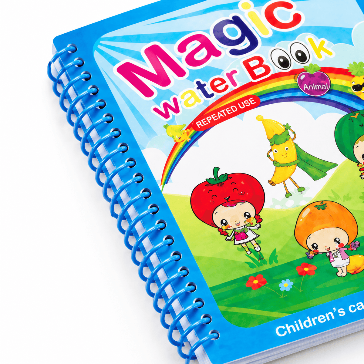 Reusable Water Coloring Book with Animal Themes for Toddlers