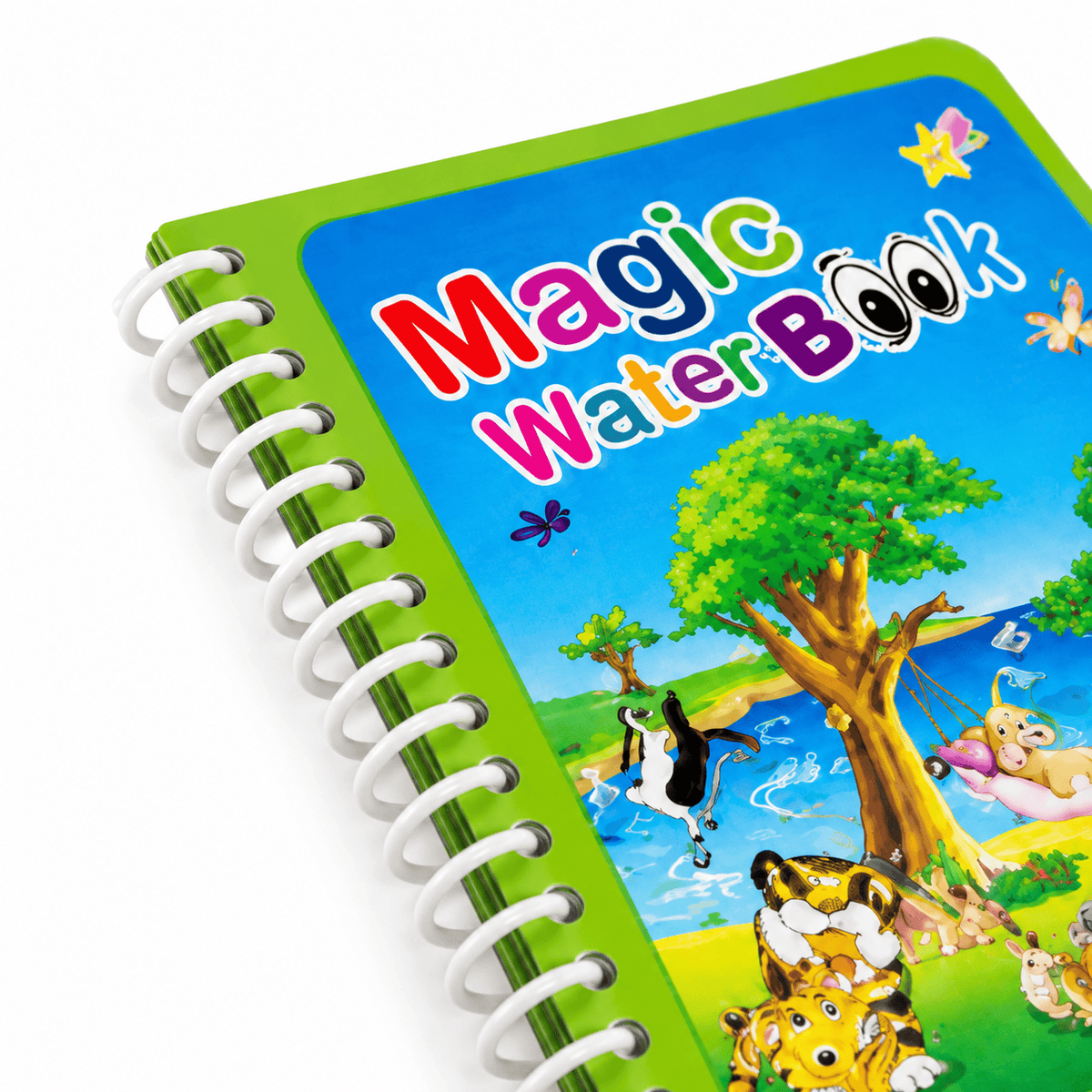 Reusable Water Coloring Book with Animals for Toddlers and Kids