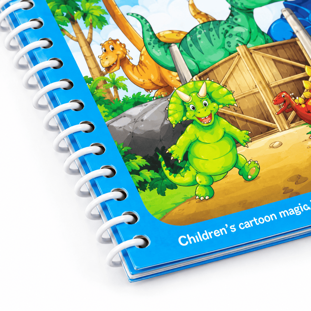 Reusable Water Coloring Book with Dinosaurs for Toddlers and Kids