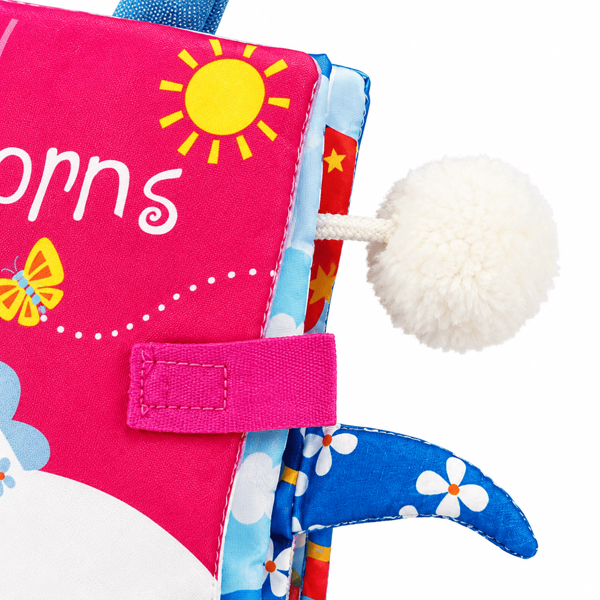 Soft Sensory Book with Unicorn Theme for Babies | Montessori Toy