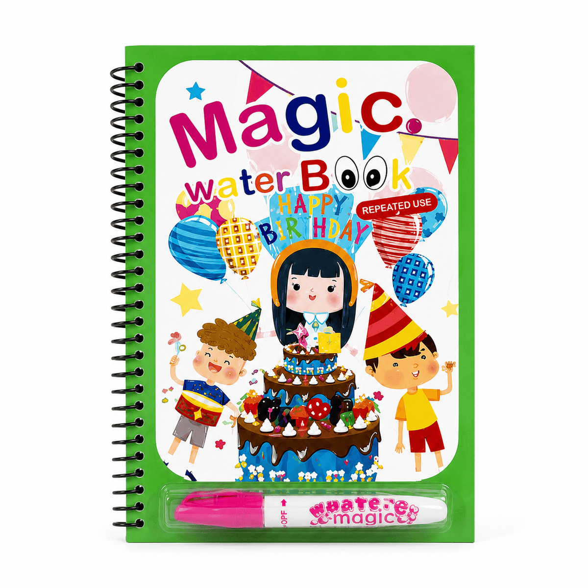 Water Coloring Book Birthday Theme – Mess-Free Creative Fun