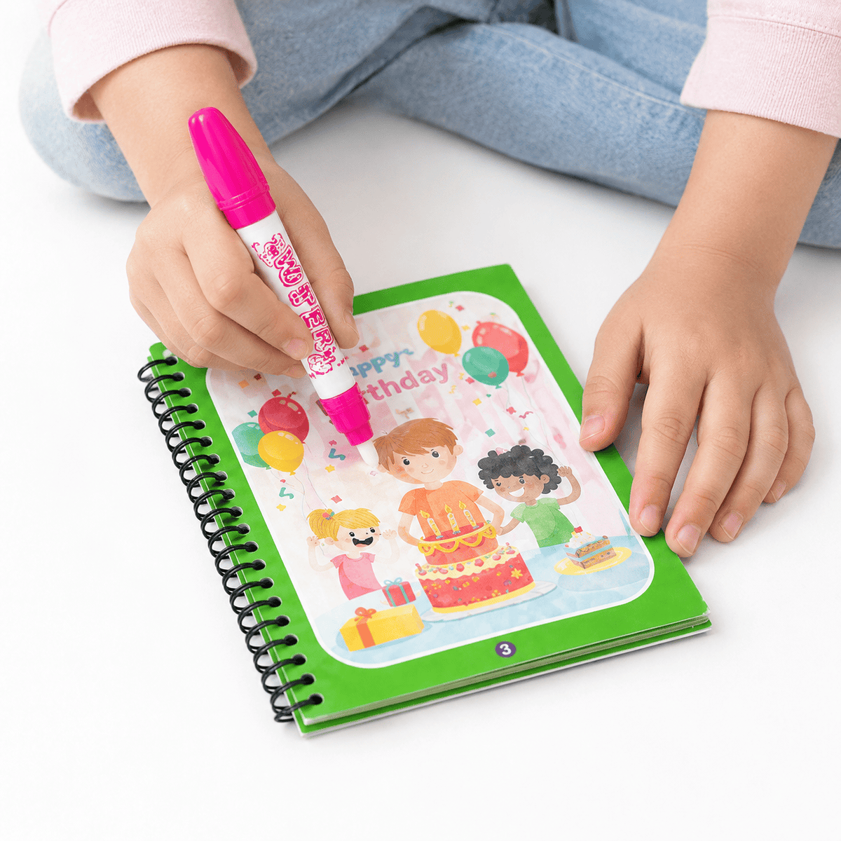 Water Coloring Book Birthday Theme – Mess-Free Creative Fun