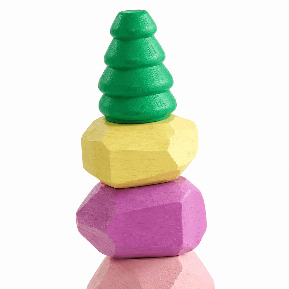 Wooden Balancing Stones Set – Montessori Stacking Toy for Kids