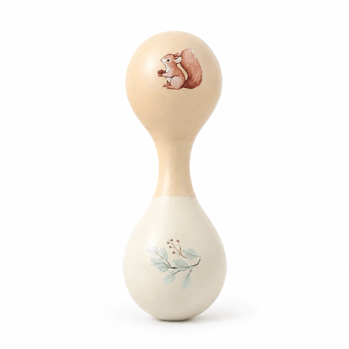 Wooden Maracas for Toddlers | Montessori Sensory Musical Rattle Toy