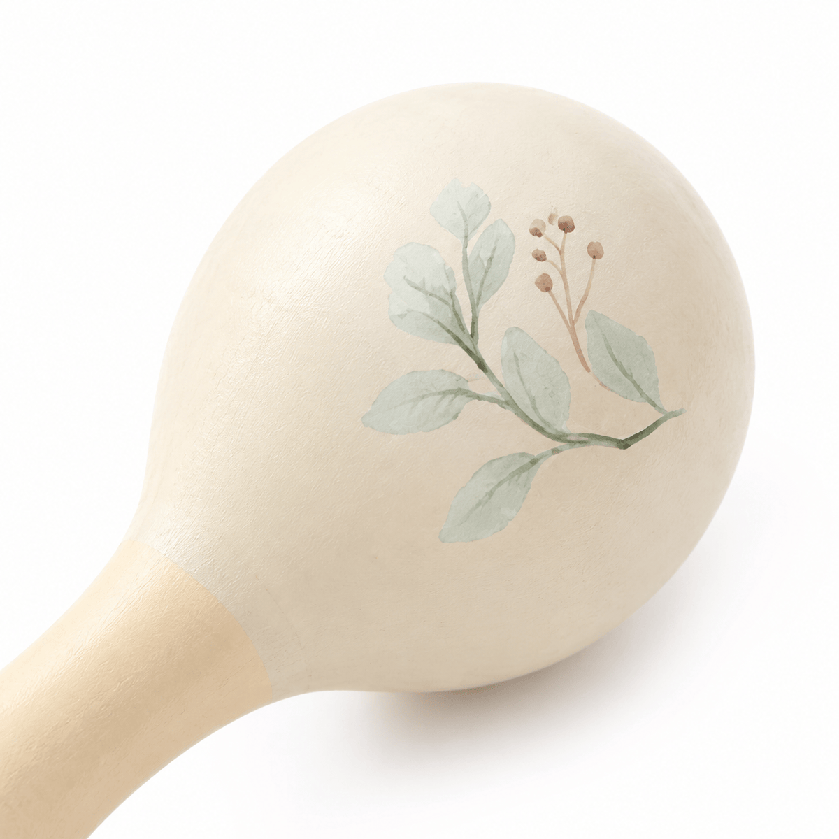 Wooden Maracas for Toddlers | Montessori Sensory Musical Rattle Toy