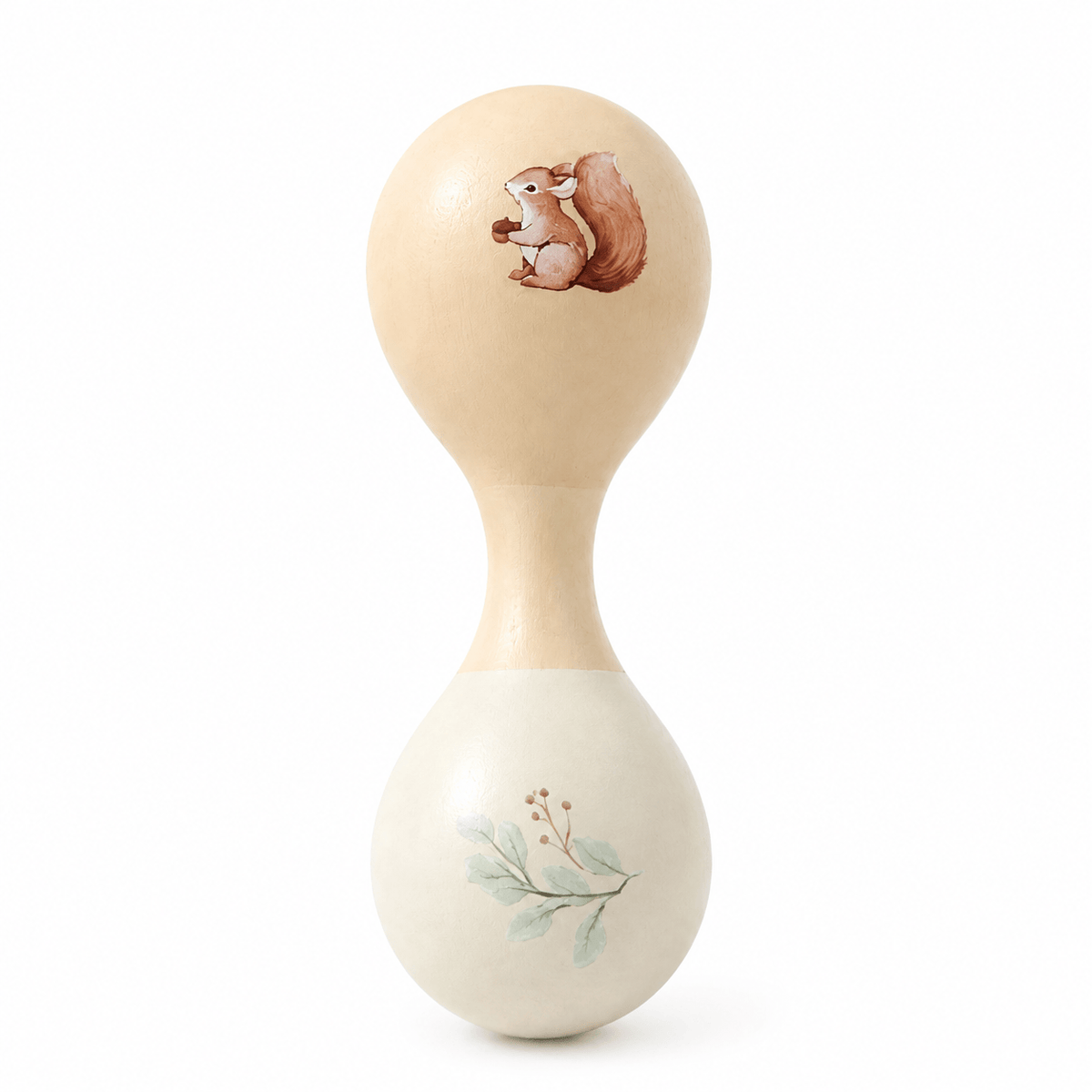 Wooden Maracas for Toddlers | Montessori Sensory Musical Rattle Toy
