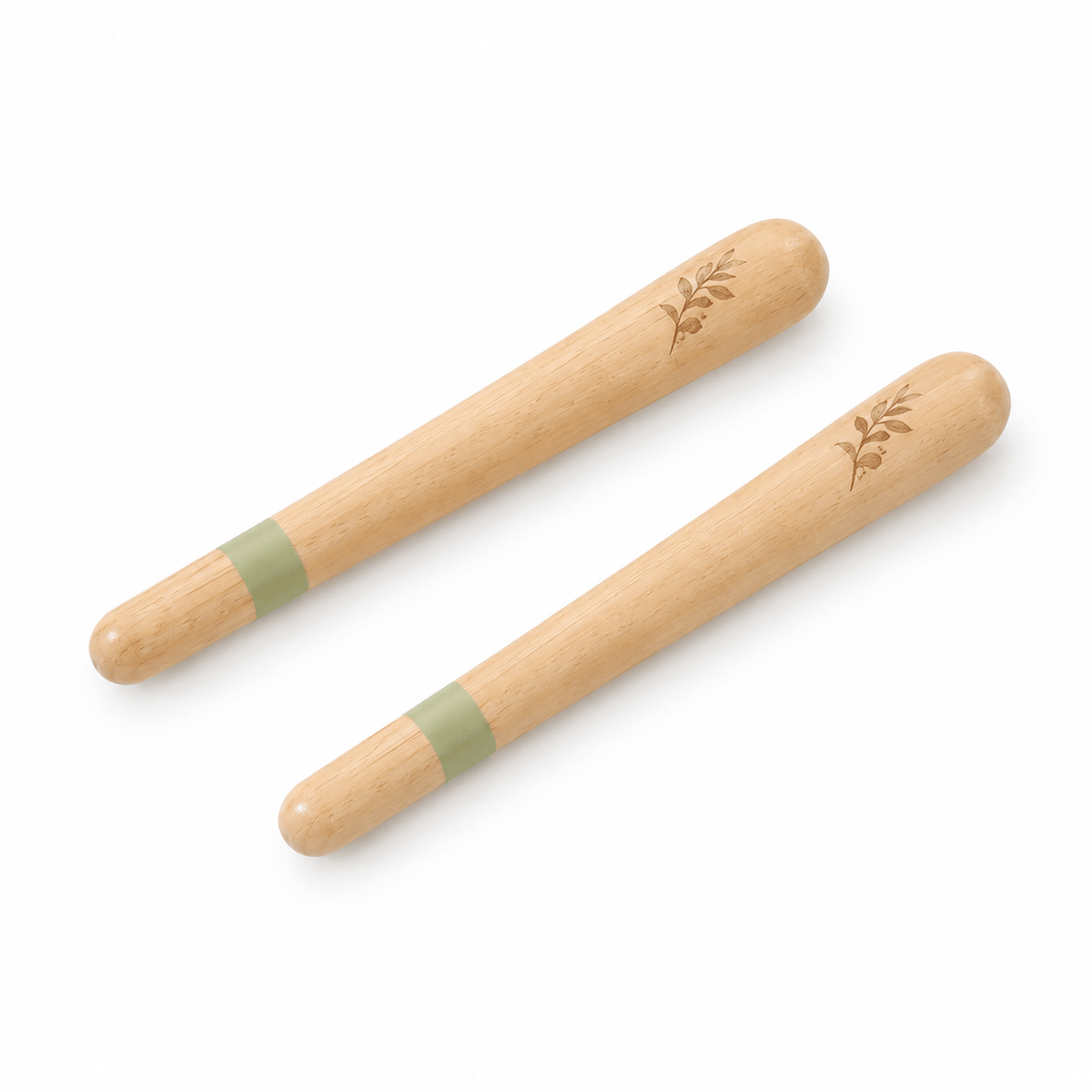 Wooden Tambourine with Drumsticks for Toddlers | Montessori Toy