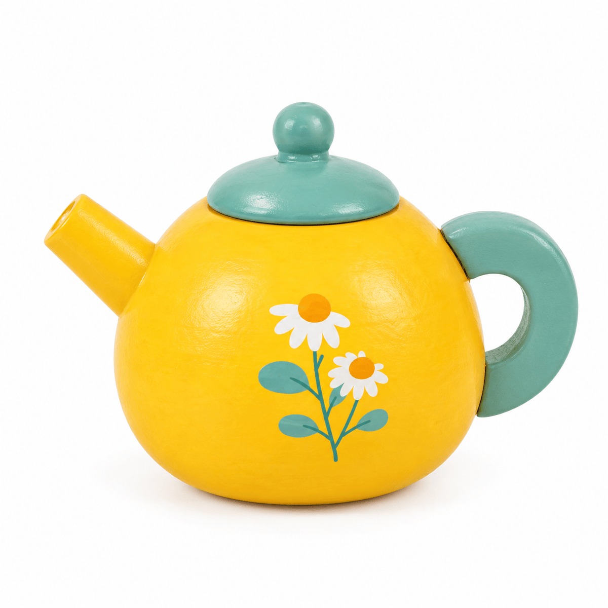 Wooden Tea Set with Stand for Pretend Play | Montessori Toy