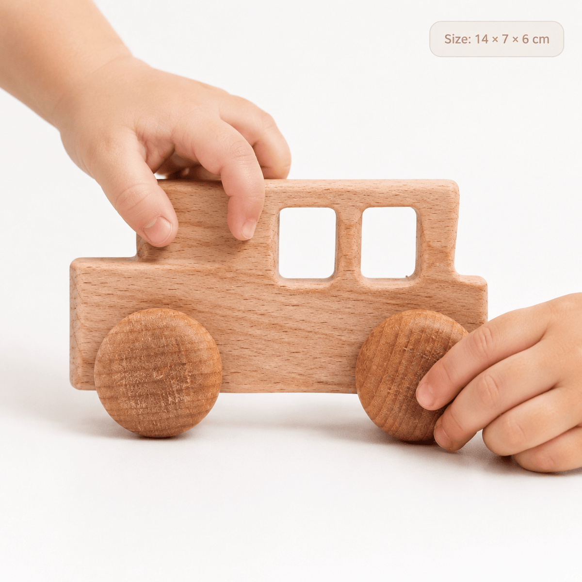 Wooden Toy Car for Toddlers | Montessori Imaginative Play Vehicle