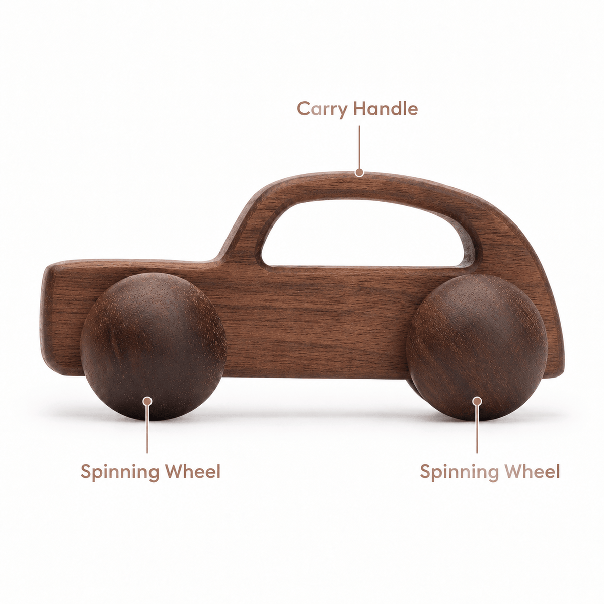 Wooden Toy Car for Toddlers | Montessori Push Car for Kids