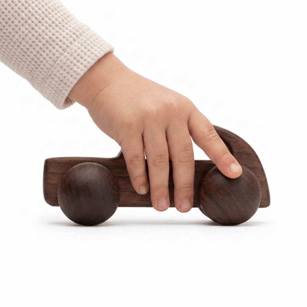 Wooden Toy Car for Toddlers | Montessori Push Car for Kids