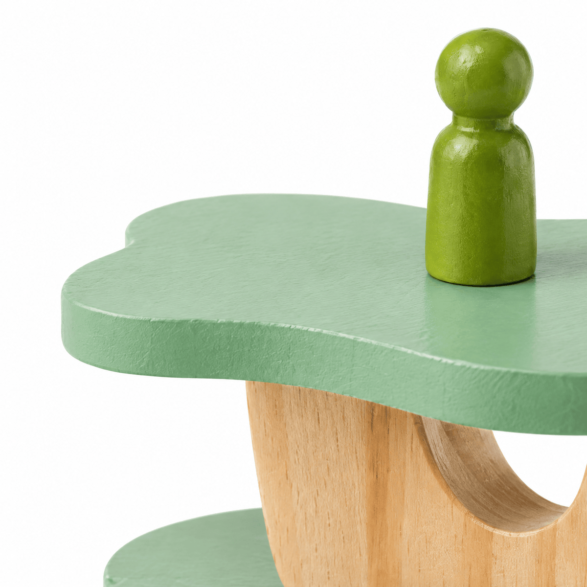 Wooden Tree House Playset for Toddlers – Montessori Open Play Set