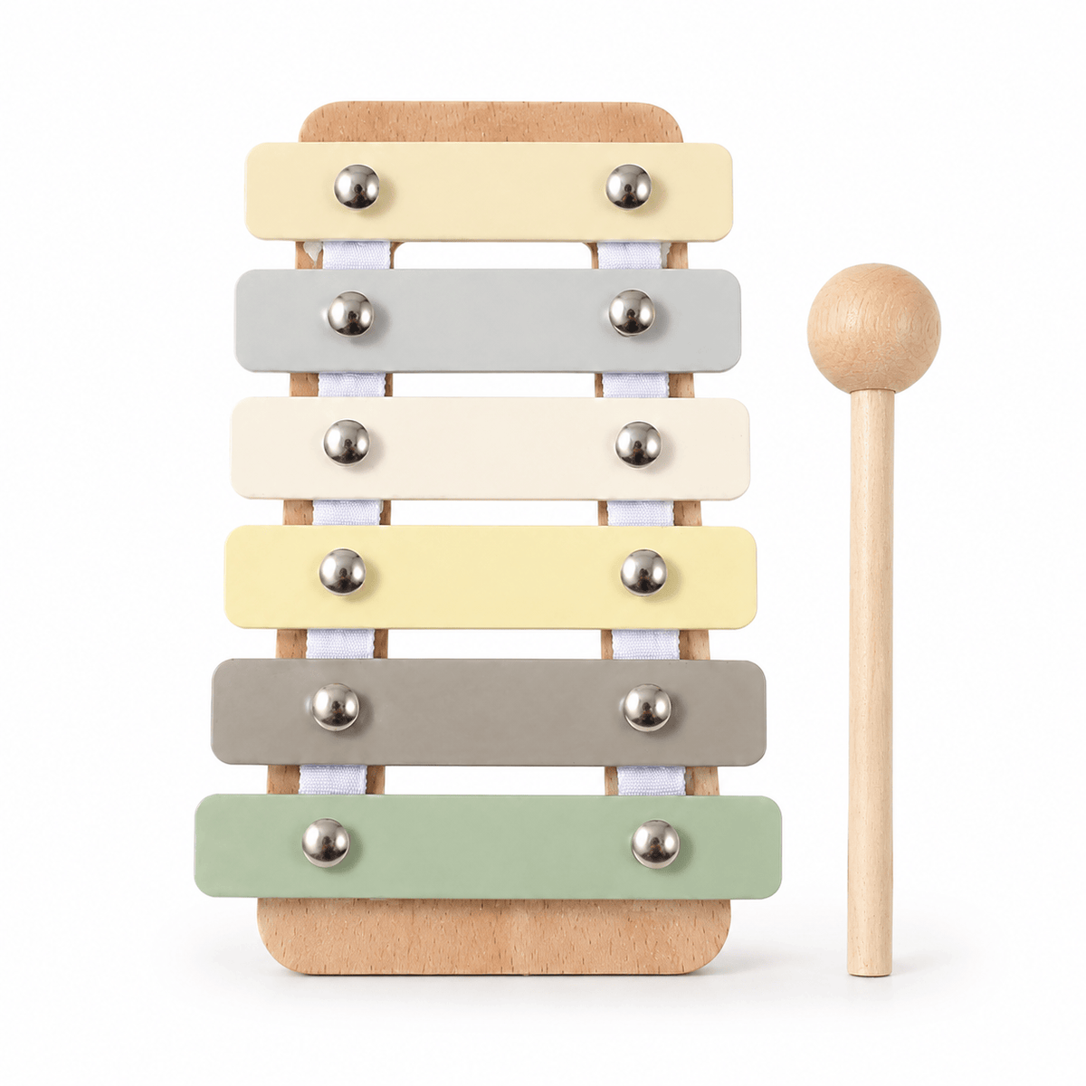 Wooden Xylophone and Drum Set for Toddlers | Musical Montessori Toy