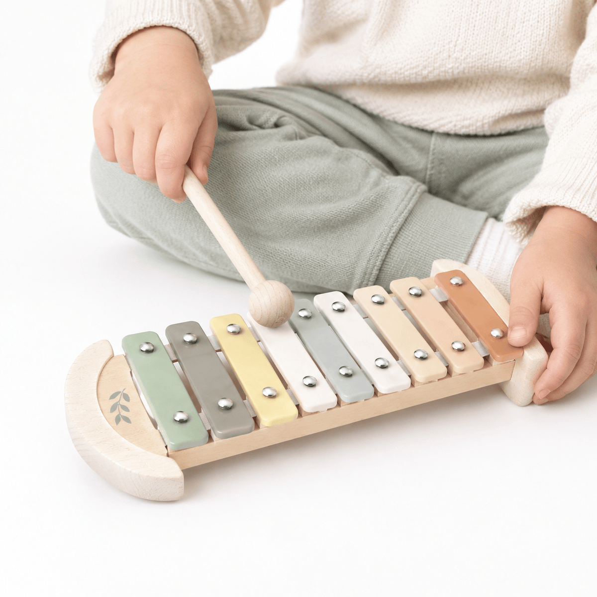 Wooden Xylophone for Toddlers - Montessori Musical Learning Toy